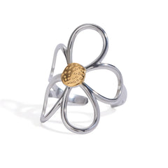 Two-Tone Daisy Flower Ring OutfitFlow