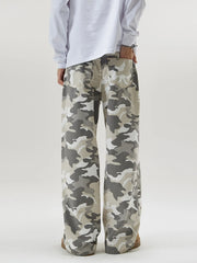 Men's Relaxed Fit Camo Print Pants Trendsi