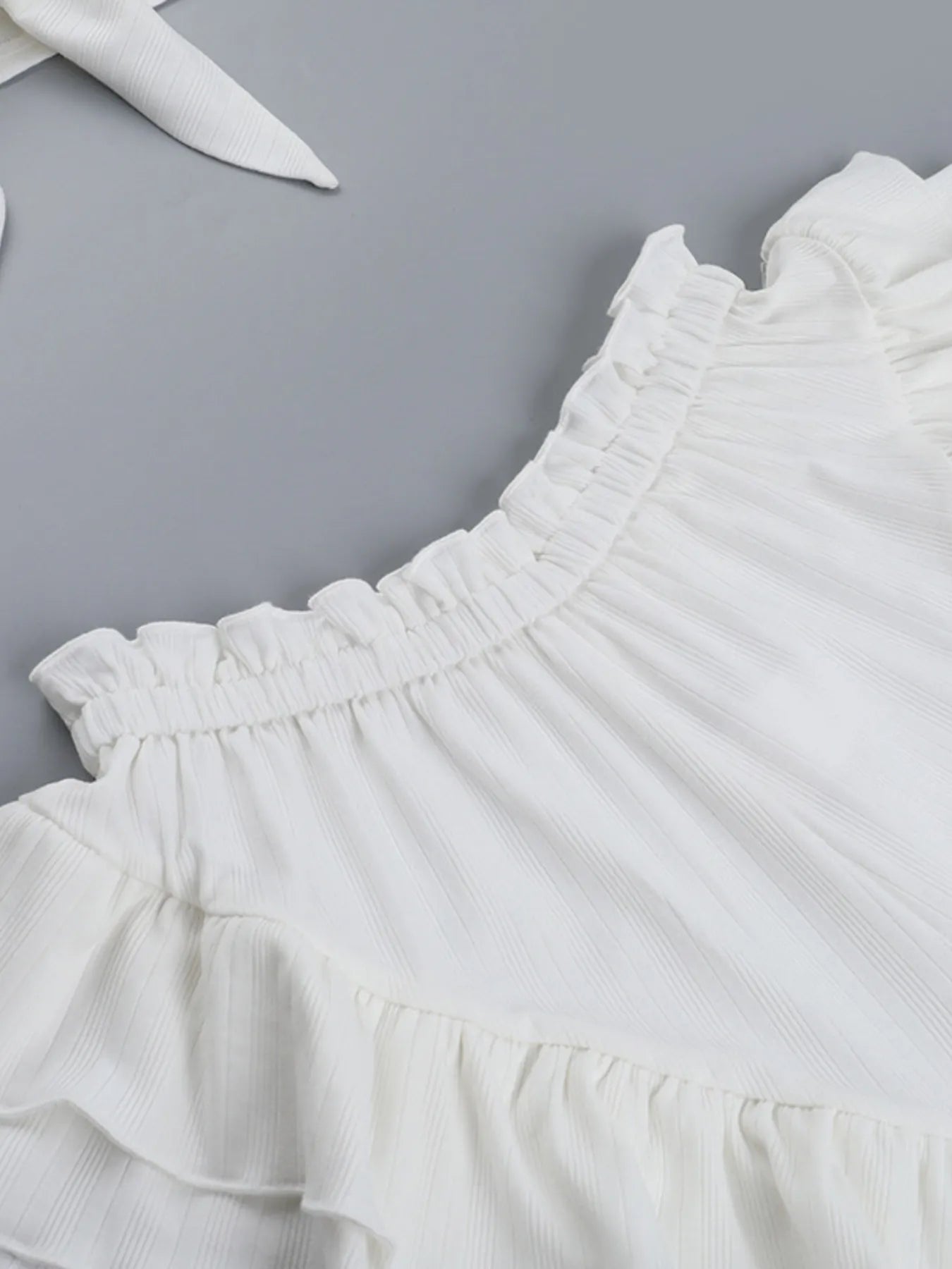 Sweetheart Neck Tube Top and Shorts Set OutfitFlow