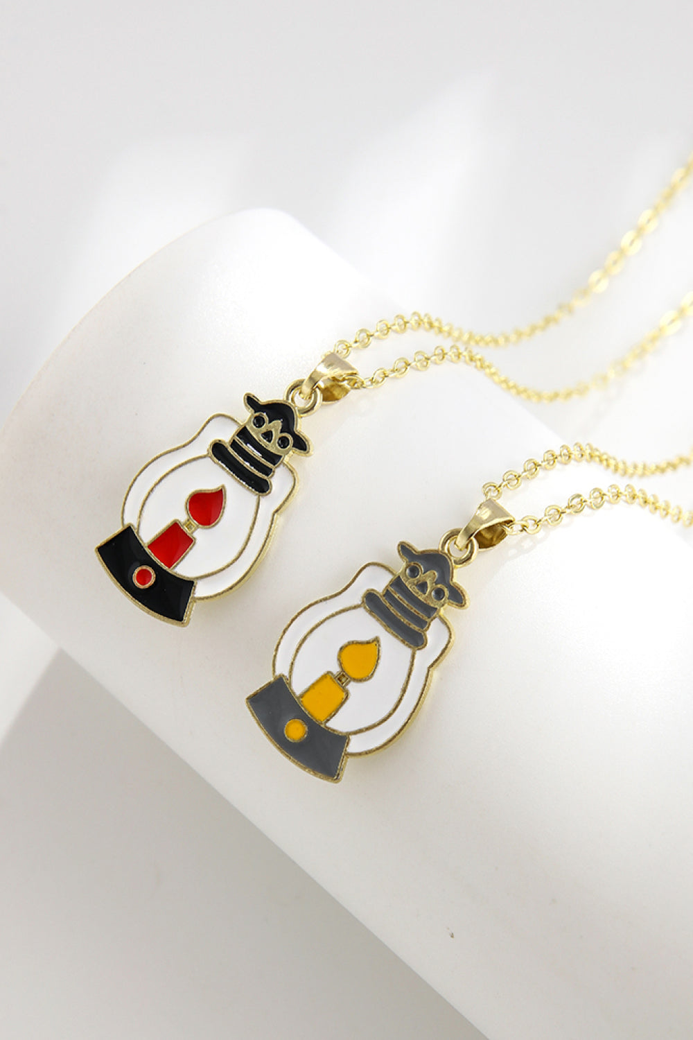 Two-Piece Halloween Theme Necklace Set OutfitFlow