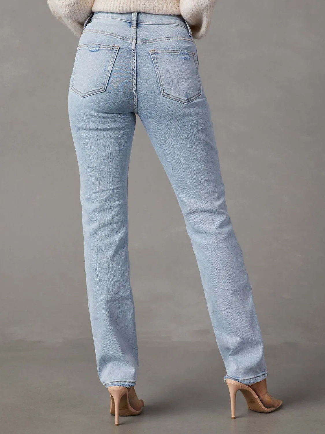 High Rise Jeans with Pockets OutfitFlow
