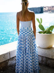 Printed One-Piece Swimwear and Skirt Set OutfitFlow