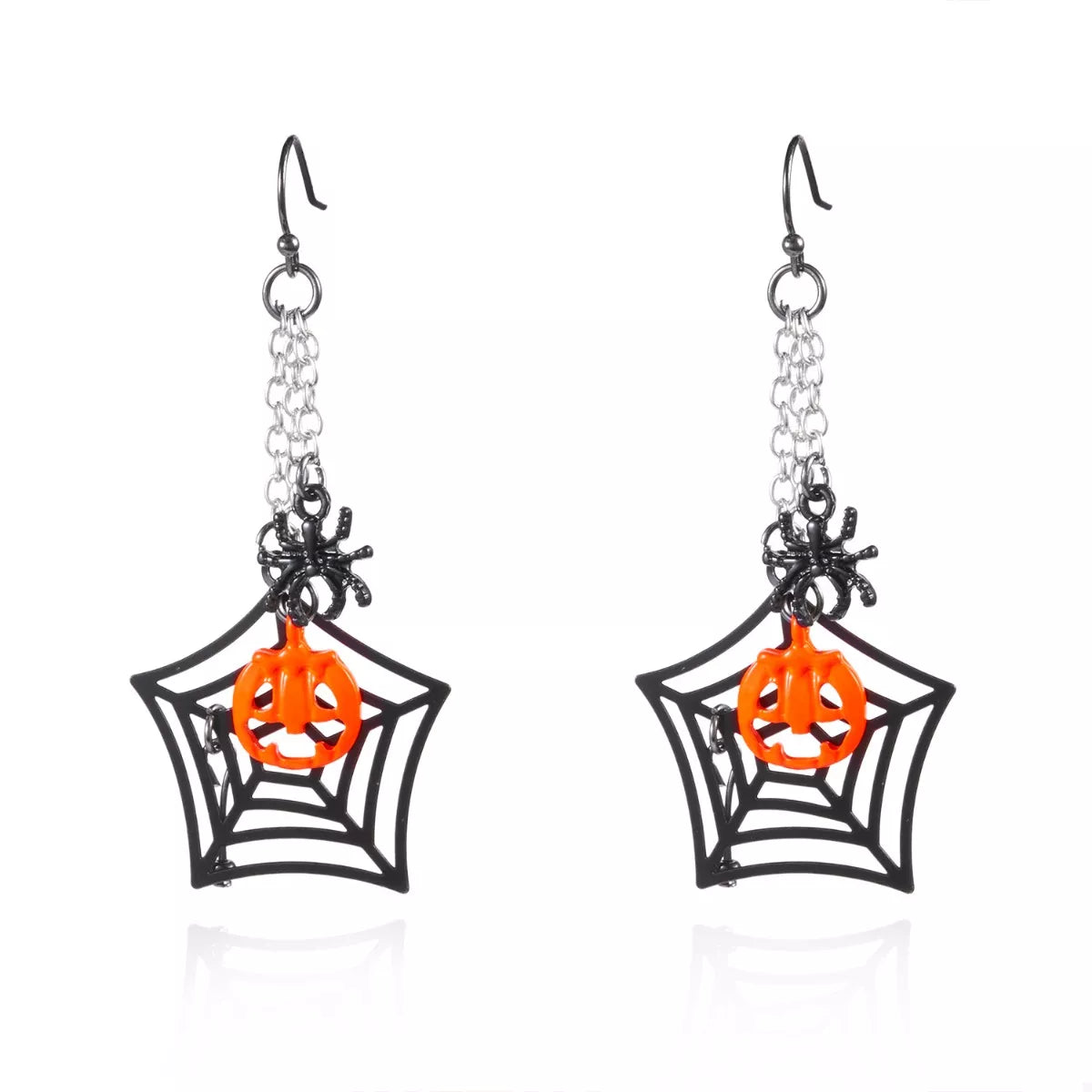 Halloween Spider Web Earrings OutfitFlow