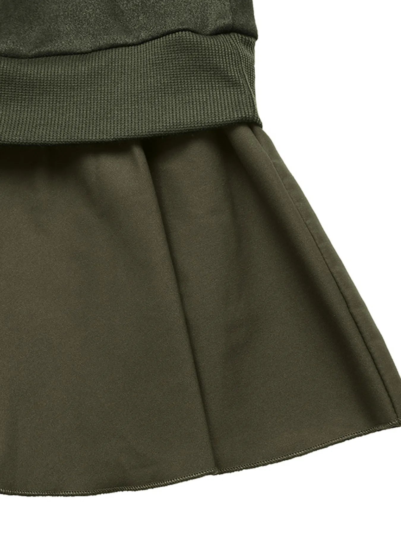 Button Front Mini Sweatshirt Dress OutfitFlow