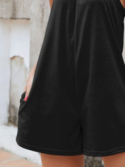 Spaghetti Strap Romper with Pockets OutfitFlow