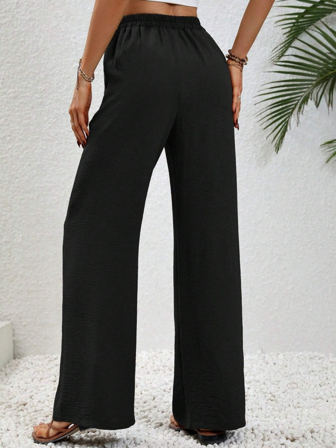 Outfit Flow - Wide Leg Drawstring Pants