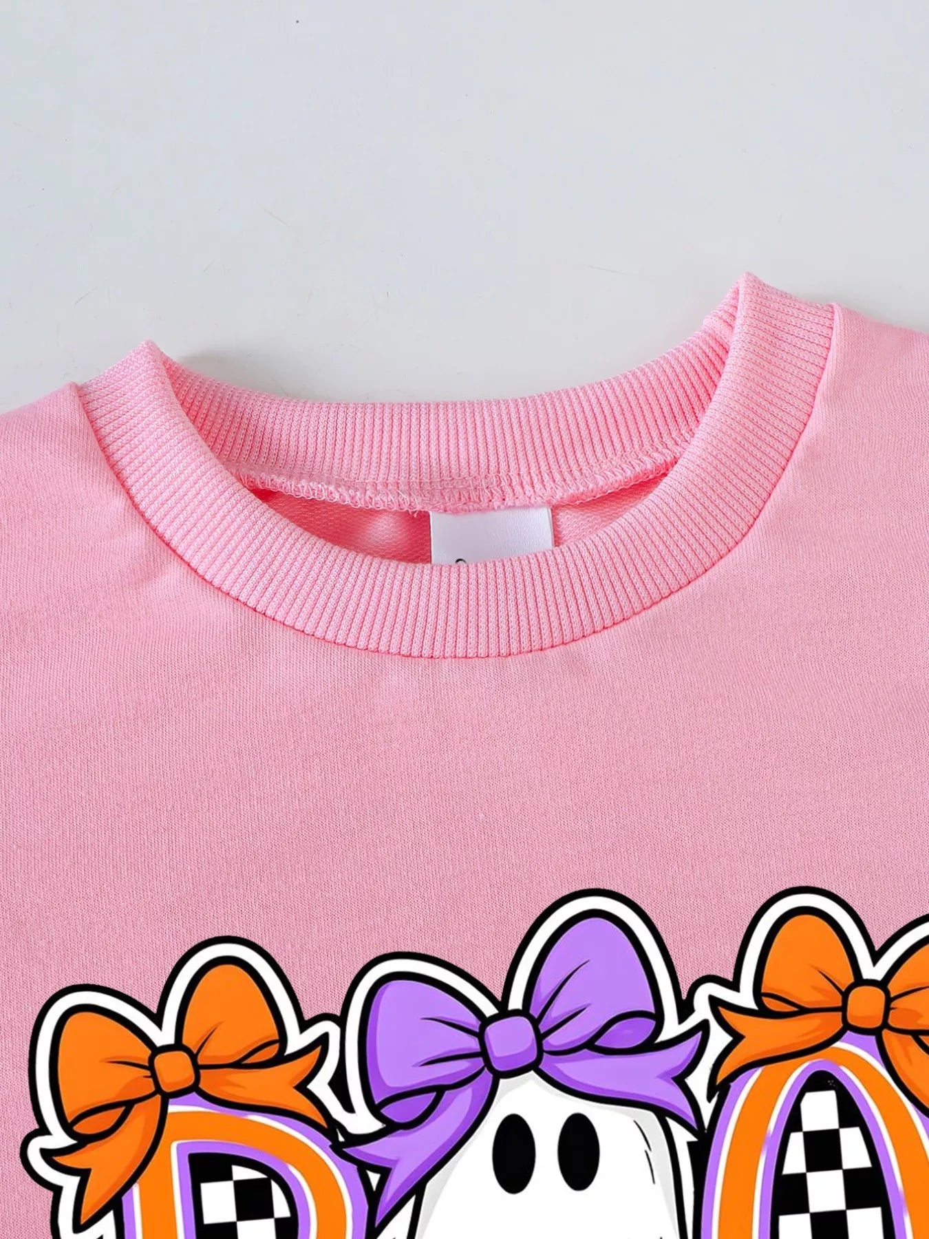 Children's Halloween Graphic Sweatshirt and Flare Pants Set OutfitFlow