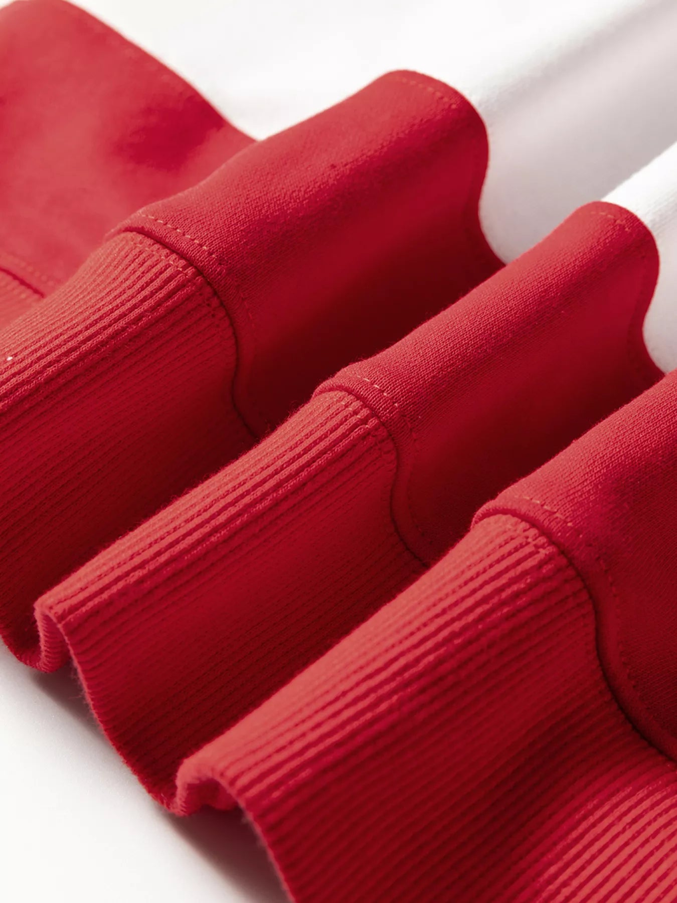 Colorblock Drop Shoulder Baggy Sweatshirt OutfitFlow