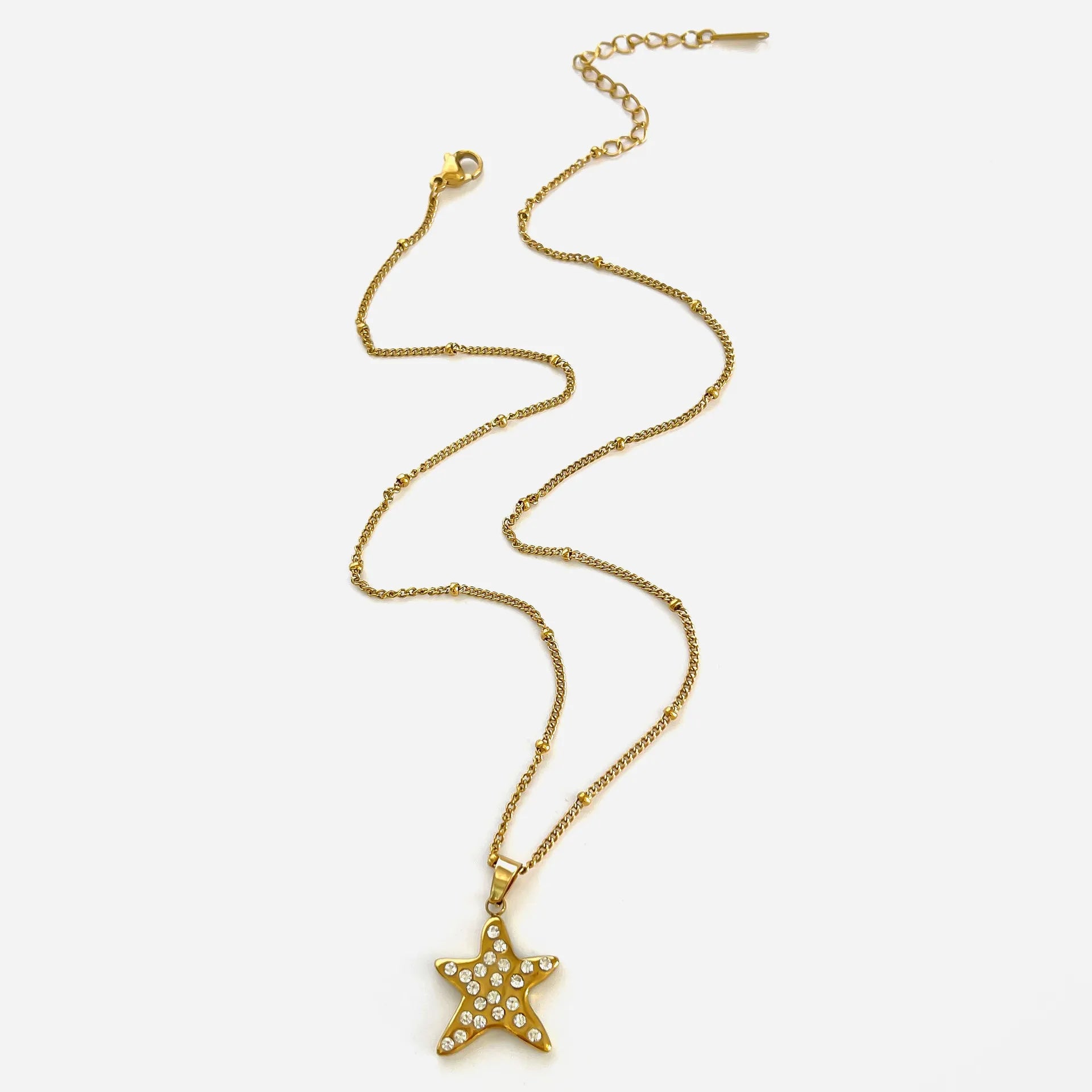 2-Piece 18K Gold-Plated Stainless Steel Necklace OutfitFlow