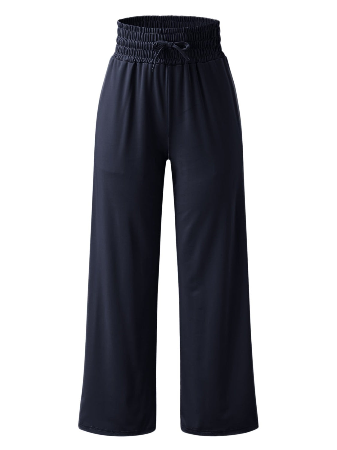 Outfit Flow - Full Size Drawstring High Waist Wide Leg Pants