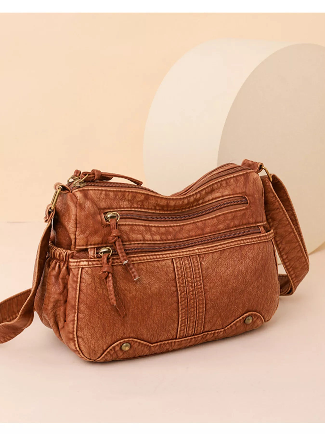 Multi-Pocket Crossbody Bag OutfitFlow