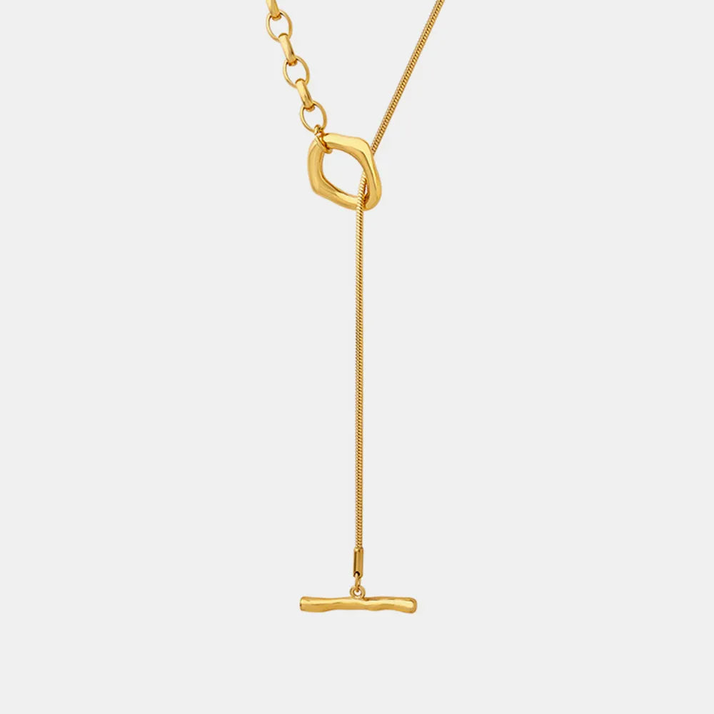 Titanium Steel Chain Necklace OutfitFlow