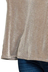 Zenana Corded Rib Oversized Short Sleeve Top OutfitFlow