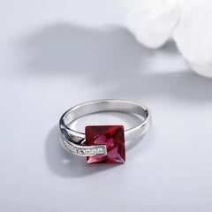 925 Sterling Silver Square Ring Silver OutfitFlow