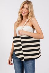 Outfit Flow - Fame Stripe Contrast Tote Bag