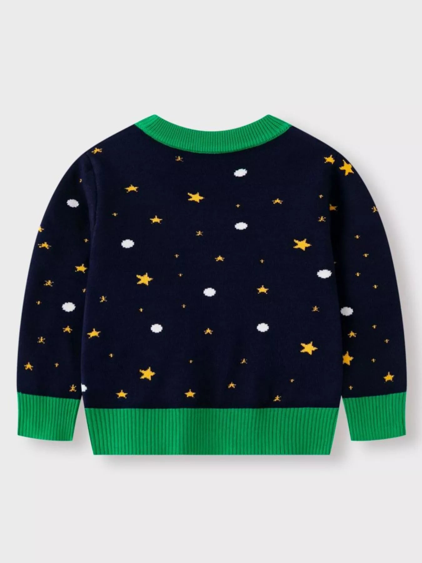 Children's Christmas Tree Round Neck Sweater OutfitFlow