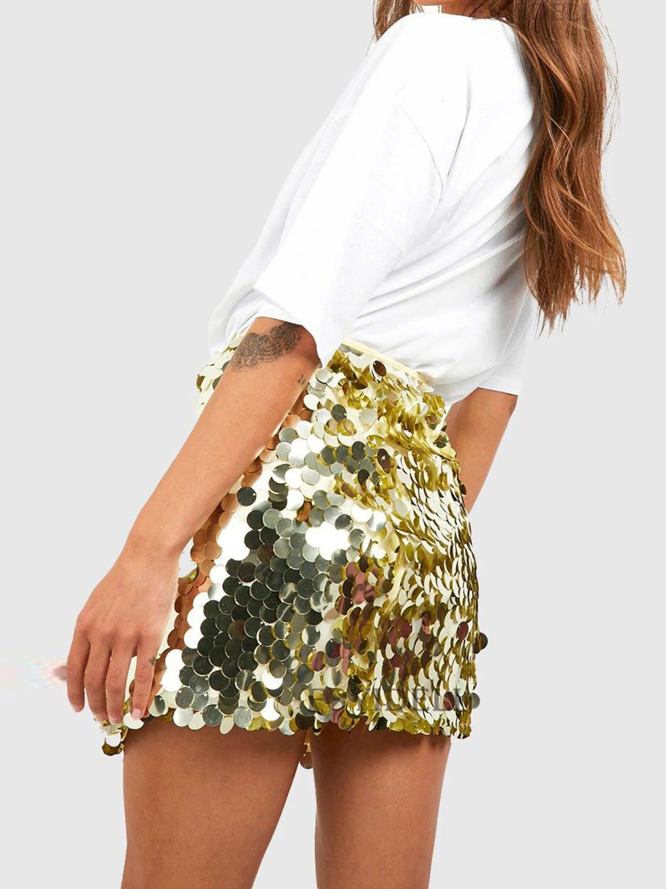 Sequin Mini Skirt OutfitFlow