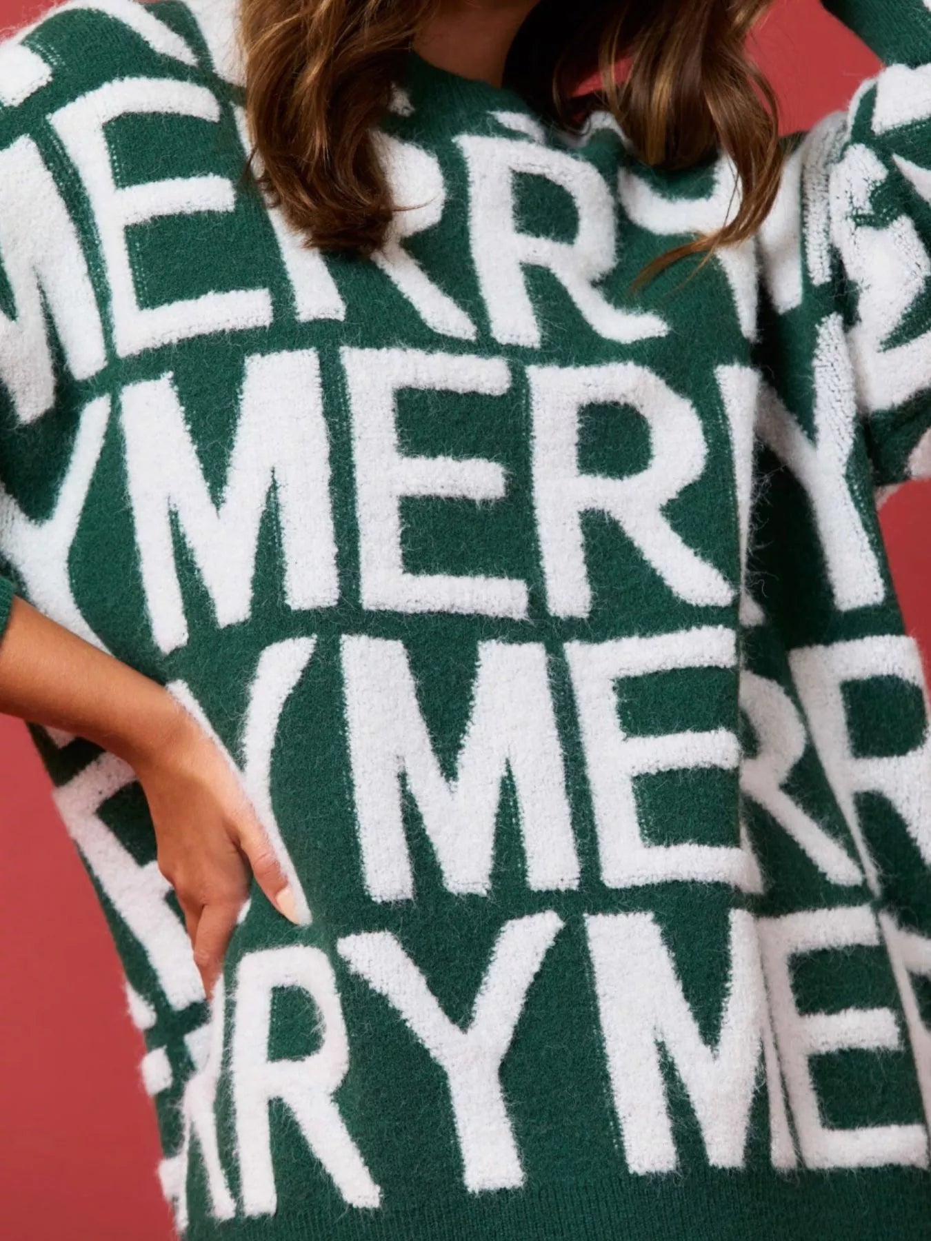 Christmas Merry Festive Holiday Sweater OutfitFlow