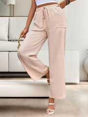 Outfit Flow - Perfee Tied Wide Leg Pants with Pockets