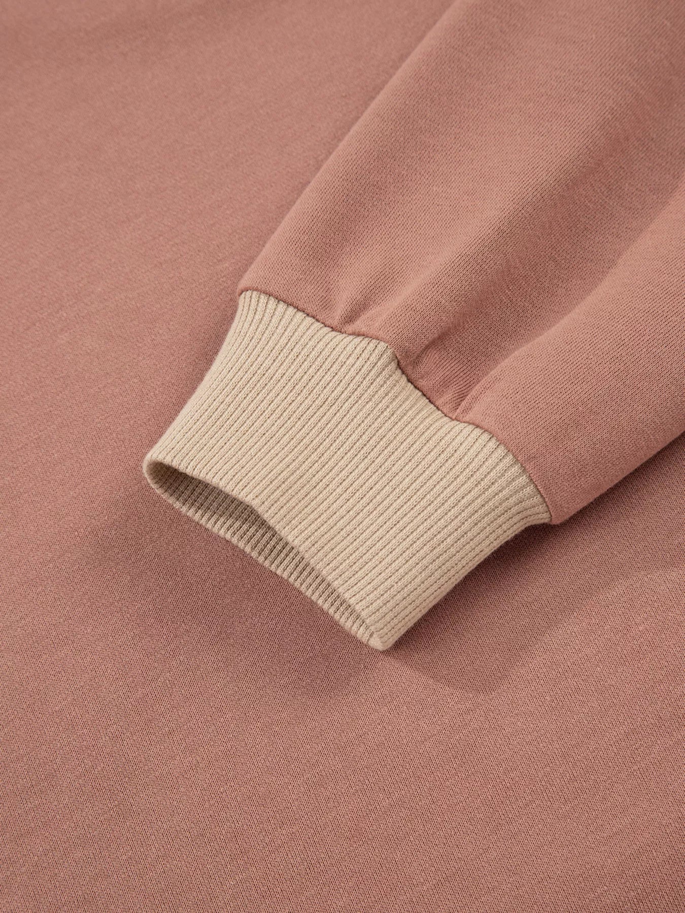 Color Block Long Sleeve Crop Top Drawstring Pant Set OutfitFlow