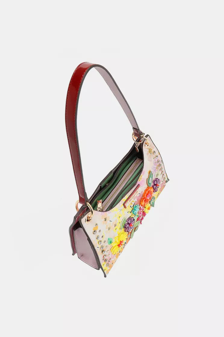 Nicole Lee USA Dreams Blossom Shoulder Bag OutfitFlow