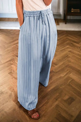 Striped Wide Leg Jeans OutfitFlow