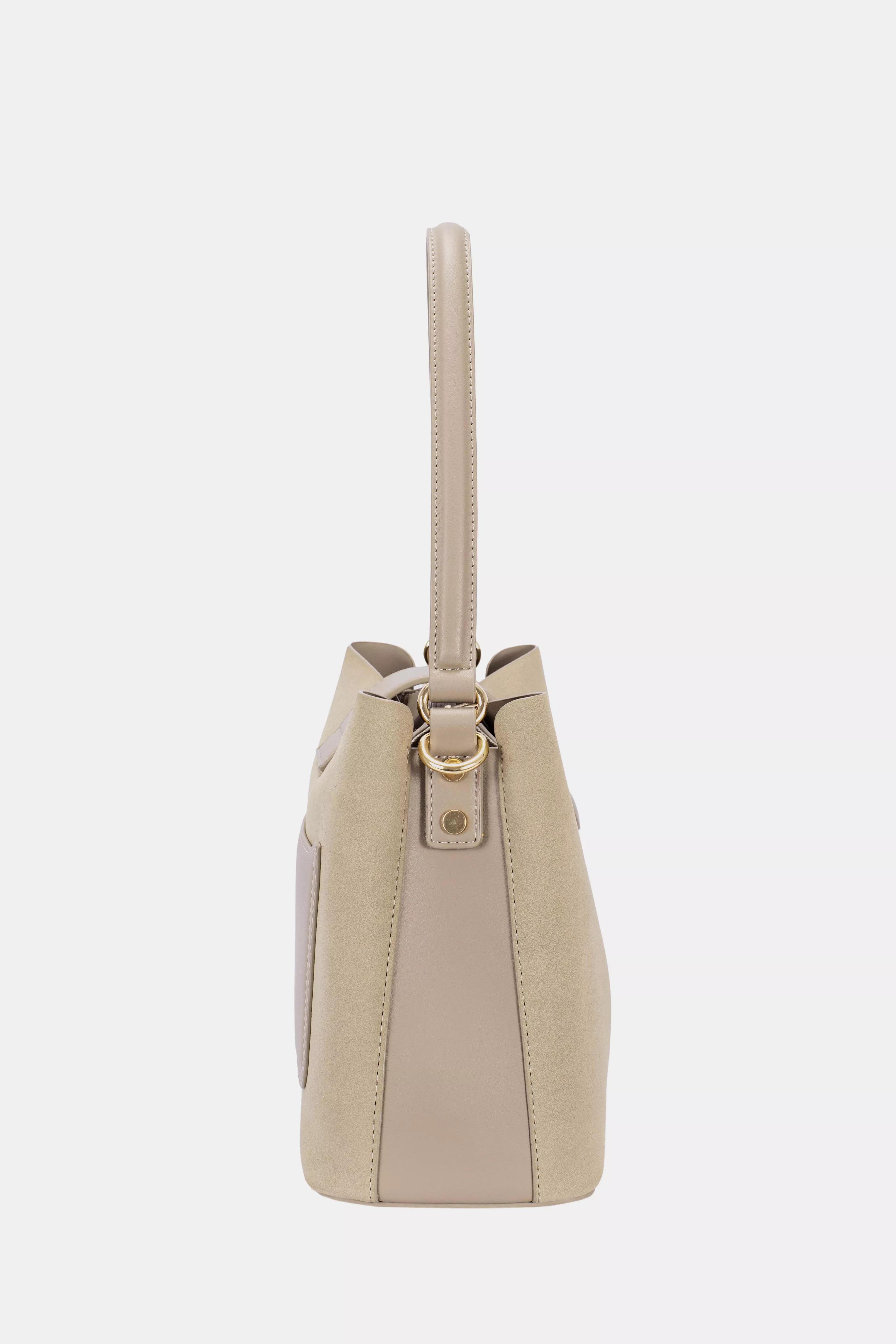 David Jones Leather Trim Shoulder Bag Trendsi