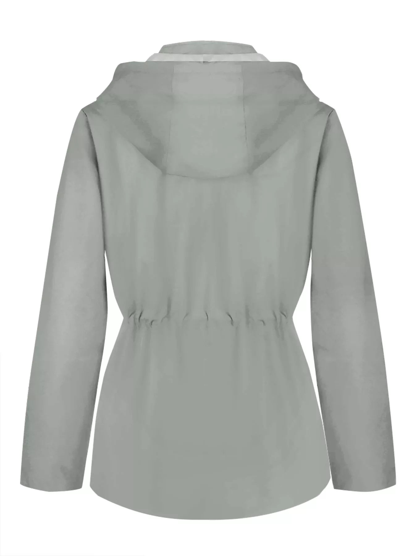 Zip Up Waterproof Hooded Outerwear OutfitFlow