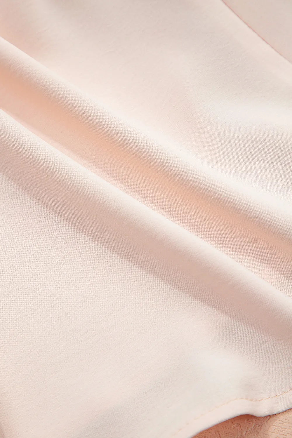 Surplice Knotted Ruched Cap Sleeve Blouse OutfitFlow