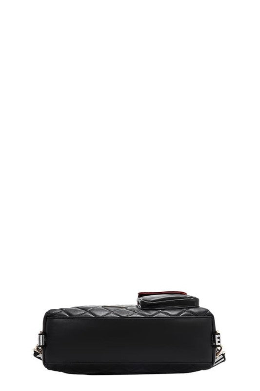 Nicole Lee USA Convertible Adjustable Strap Backpack Bag OutfitFlow
