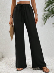 Outfit Flow - Wide Leg Drawstring Pants