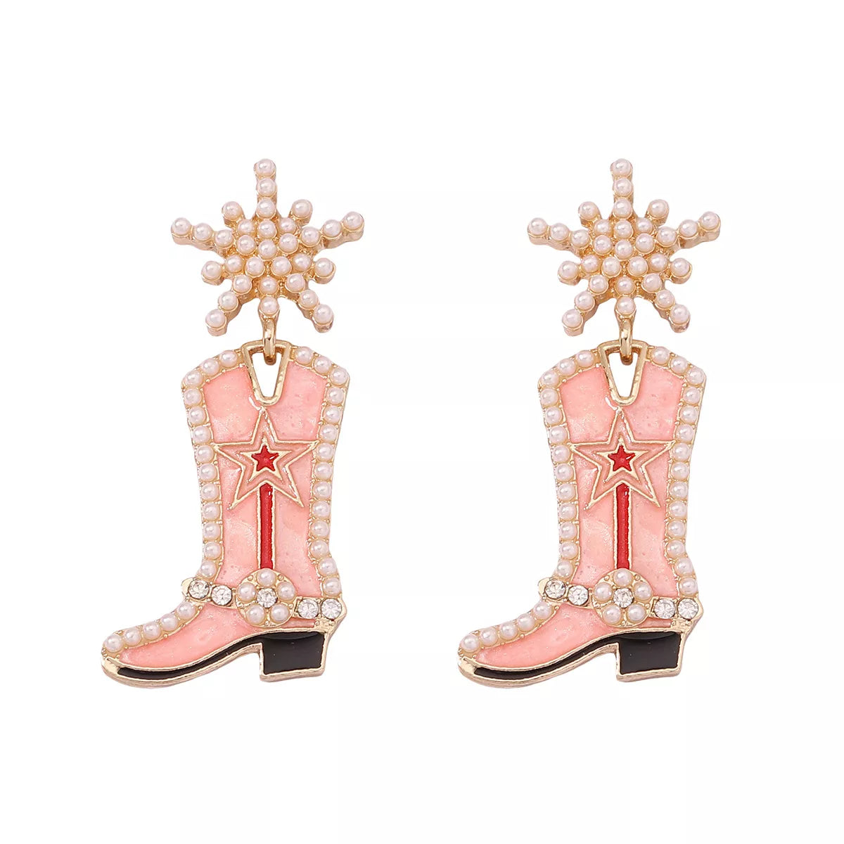 Cowgirl Boot Dangle Earrings OutfitFlow