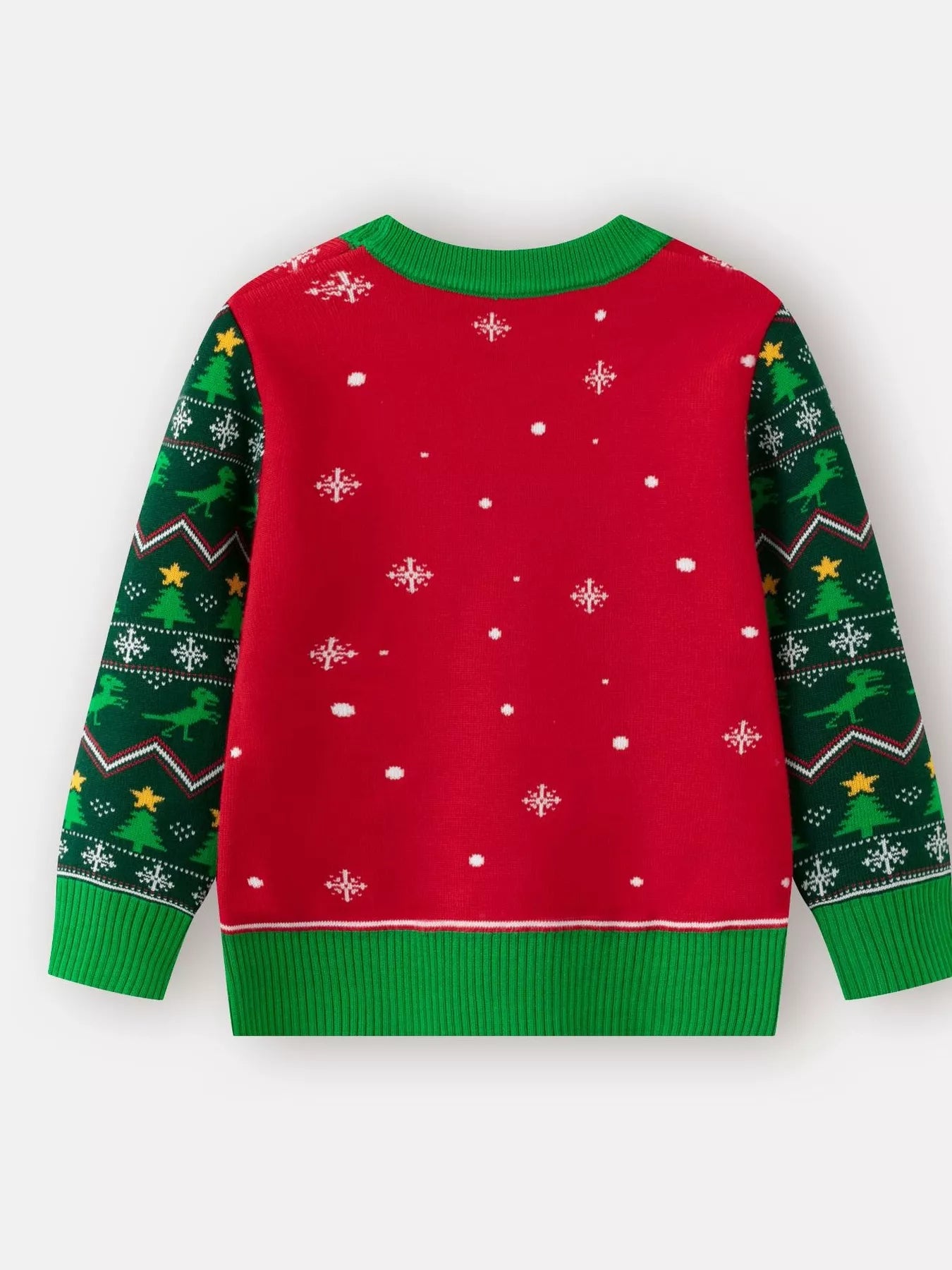 Children's Christmas Tree Round Neck Sweater OutfitFlow