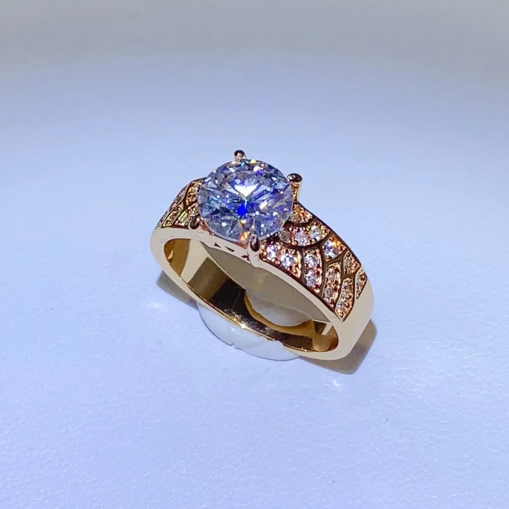 1.5 Carat 925 Sterling Silver Moissanite Ring OutfitFlow