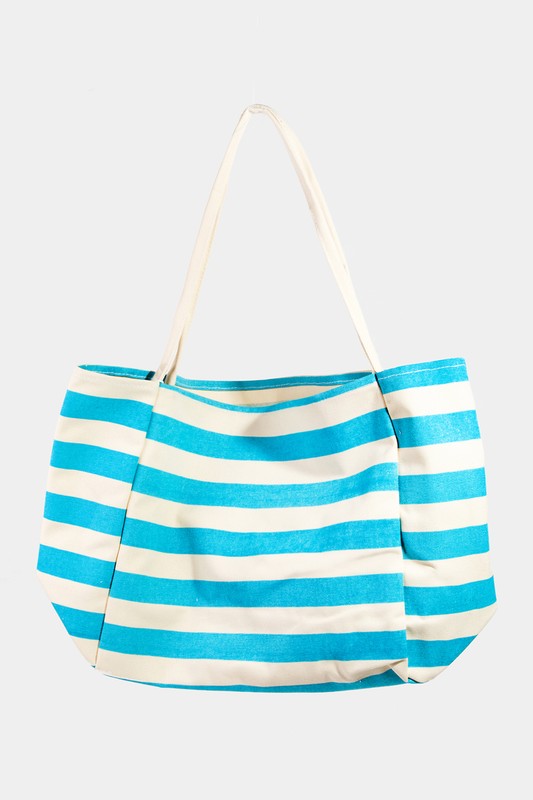 Outfit Flow - Fame Stripe Contrast Tote Bag