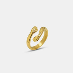 Titanium Steel Hug Bypass Ring OutfitFlow