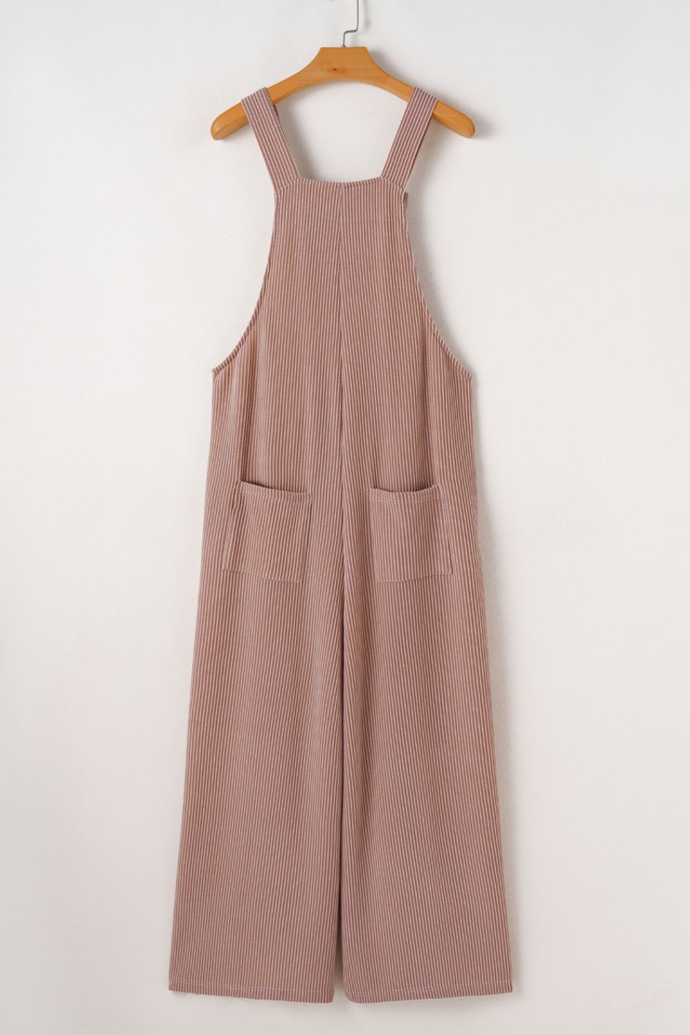 Corded Adjustable Straps Wide Leg Loose Overalls OutfitFlow