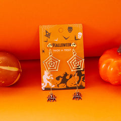 18K Gold-Plated Spider Drop Earrings OutfitFlow