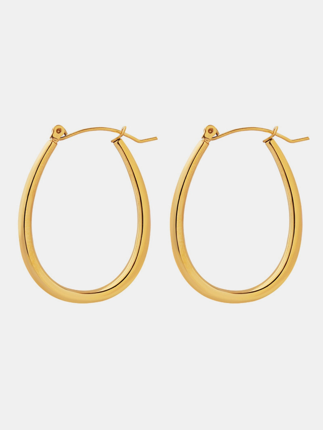 18K Gold-Plated Titanium Steel Earrings OutfitFlow