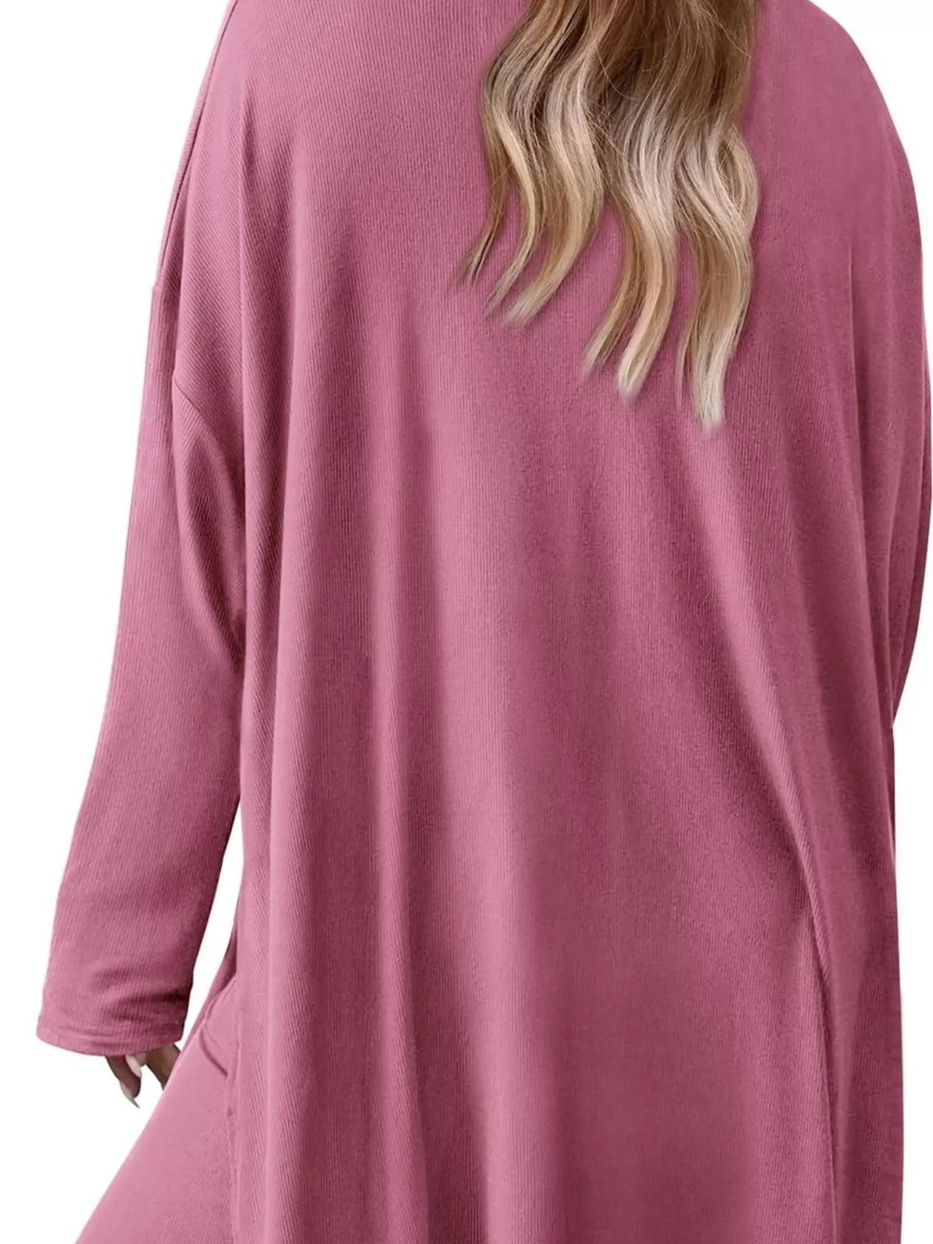 Casual Loose Long Sleeve Top and Wide Leg Pants Set Trendsi