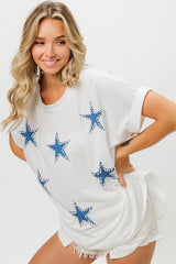 BiBi Fourth Of July Terry T-Shirt OutfitFlow
