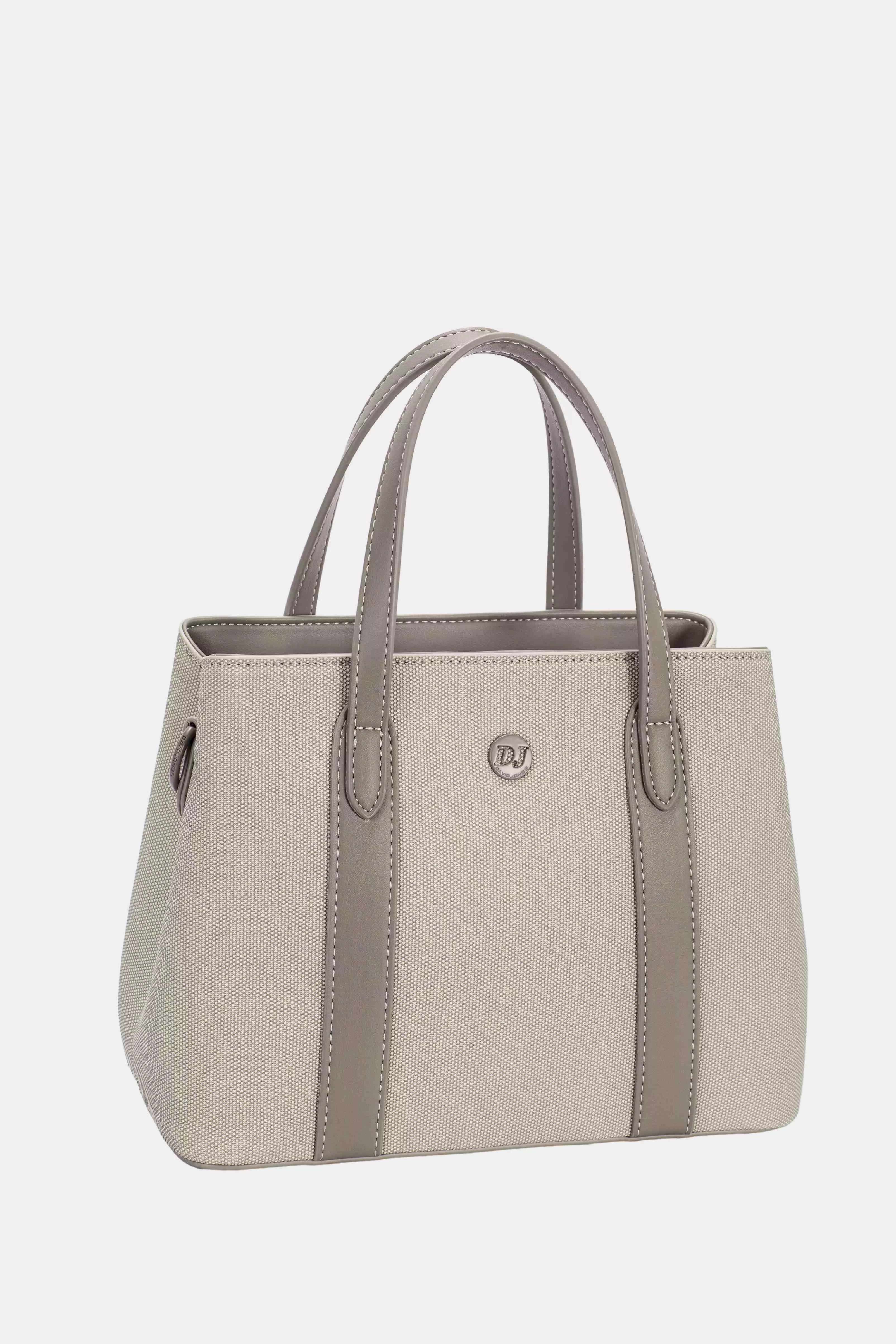 David Jones Canvas Handbag with Leather Trim FUNGI One Size Trendsi