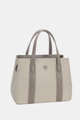 David Jones Canvas Handbag with Leather Trim FUNGI One Size Trendsi