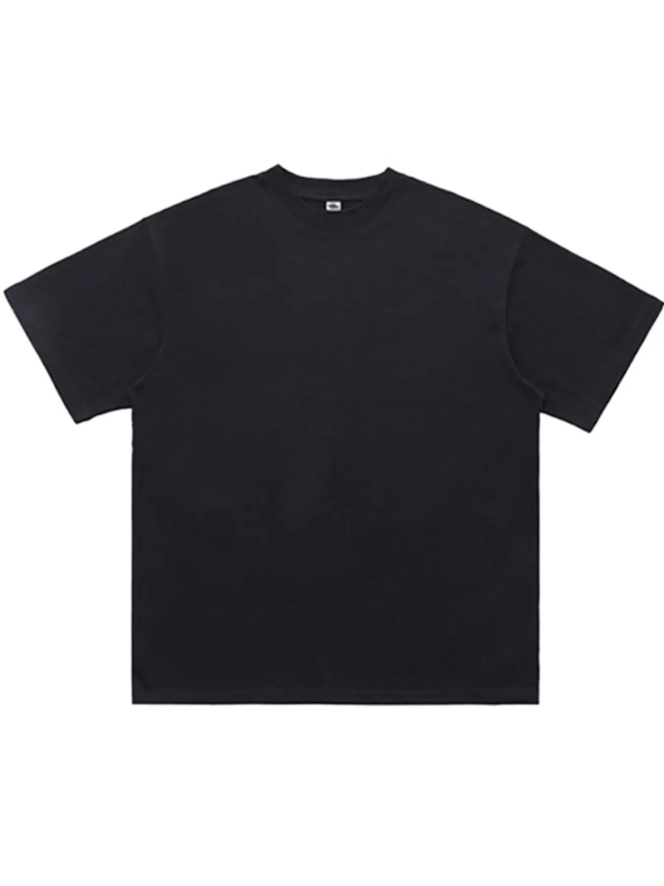 Men's Round Neck Oversized Cotton T-Shirt OutfitFlow