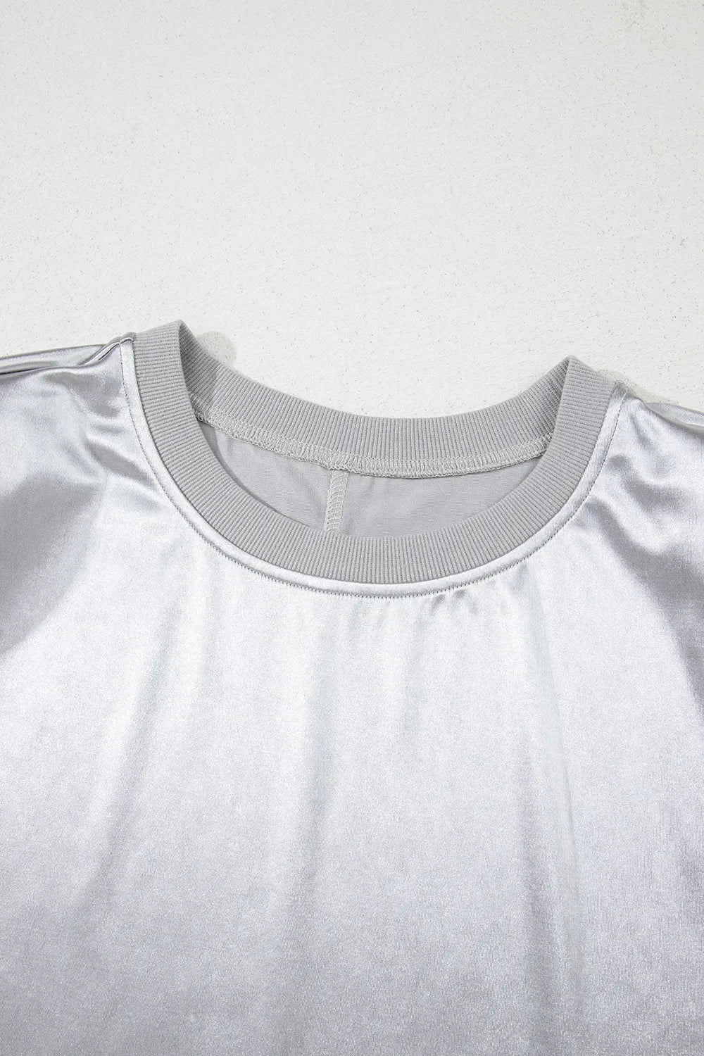 Round Neck Satin Tank Top OutfitFlow