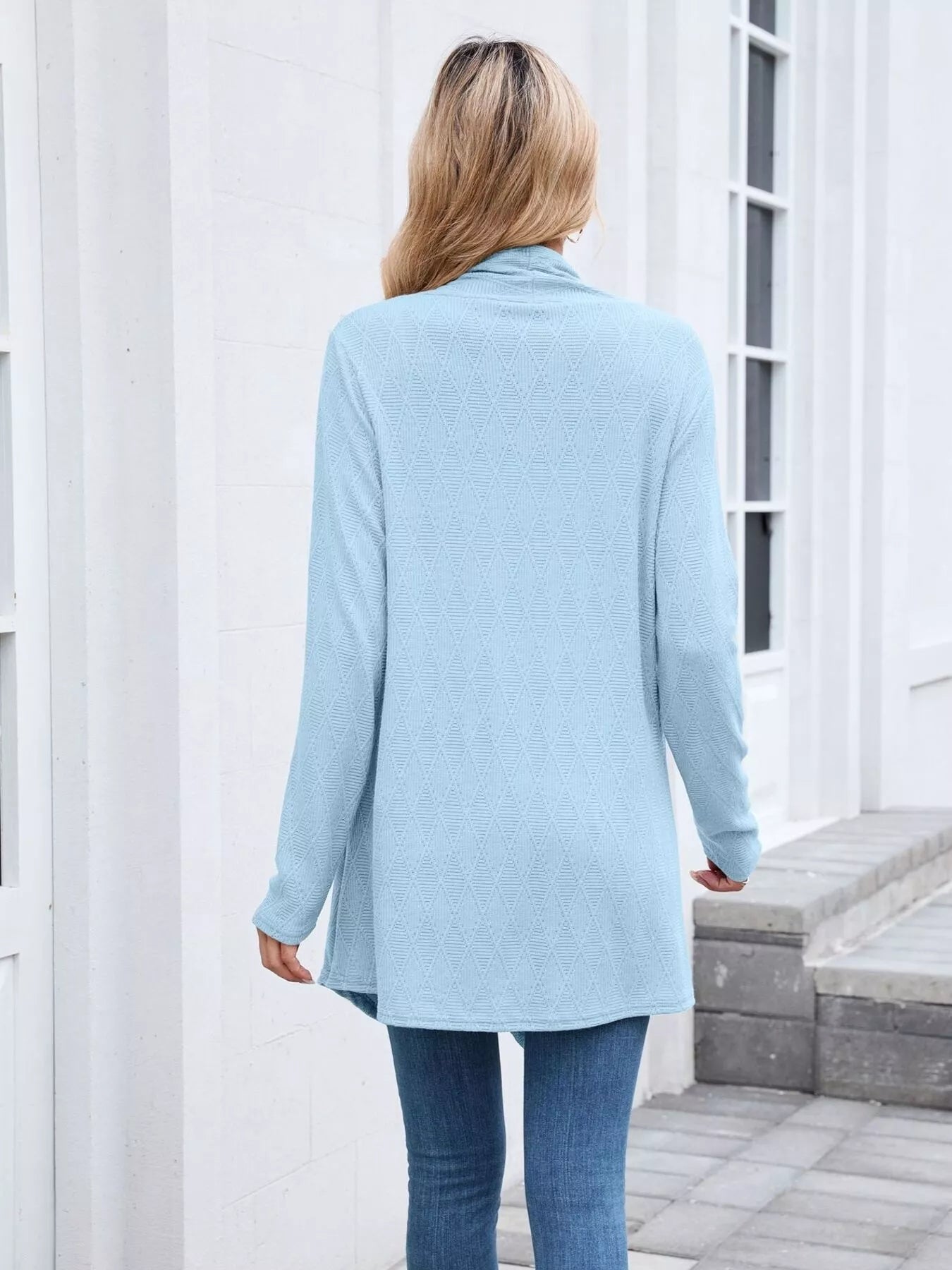 Open Front Long Cardigan OutfitFlow