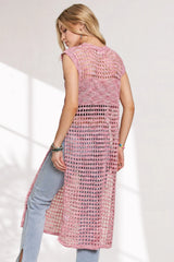 ADORA Multi Color Crochet Tunic Top OutfitFlow