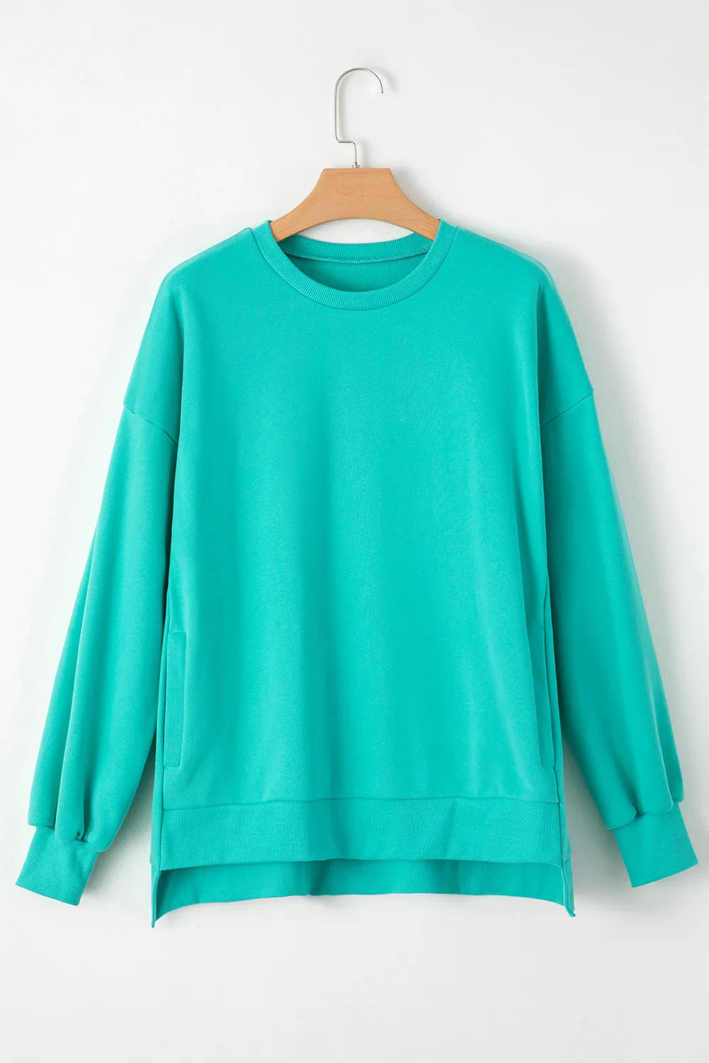 Outfit Flow - Round Neck Long Sleeve Sweatshirt