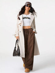 Corduroy Wide Leg Pants OutfitFlow