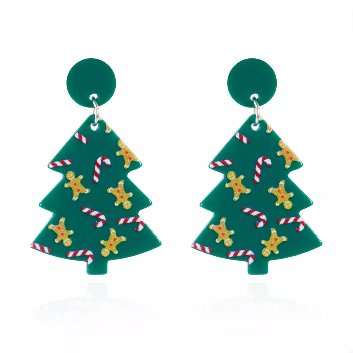 Christmas Tree Drop Earrings OutfitFlow